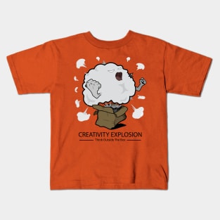 Creativity Explosion - Think Outside the Box Kids T-Shirt